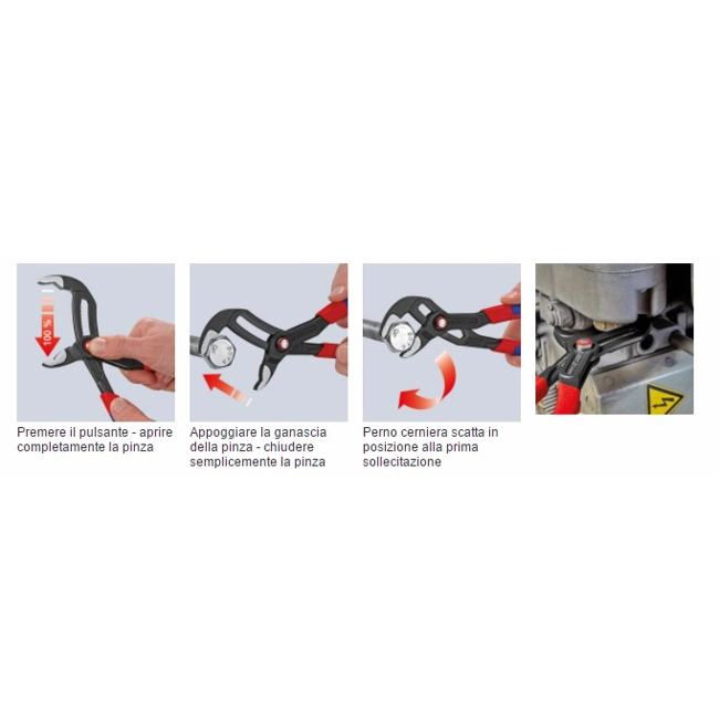 Vendita online Pinza regolabile da 300 mm. mod.Cobra Quick Set